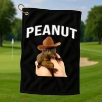 Peanut The Squirrel Golf Towel thumb 1