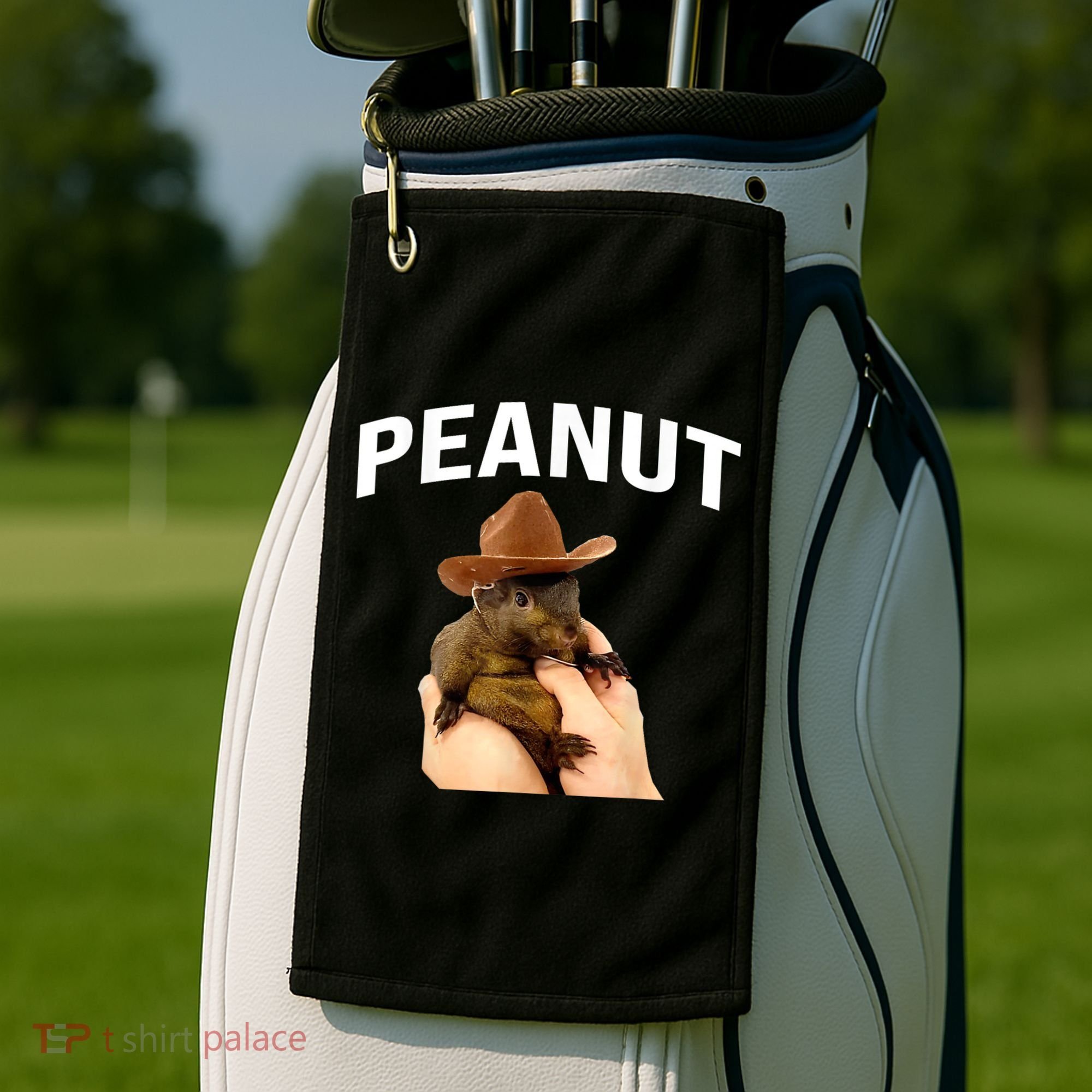 Peanut The Squirrel Golf Towel