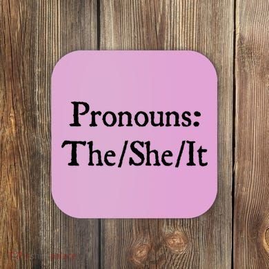 Pronouns The She It Coaster