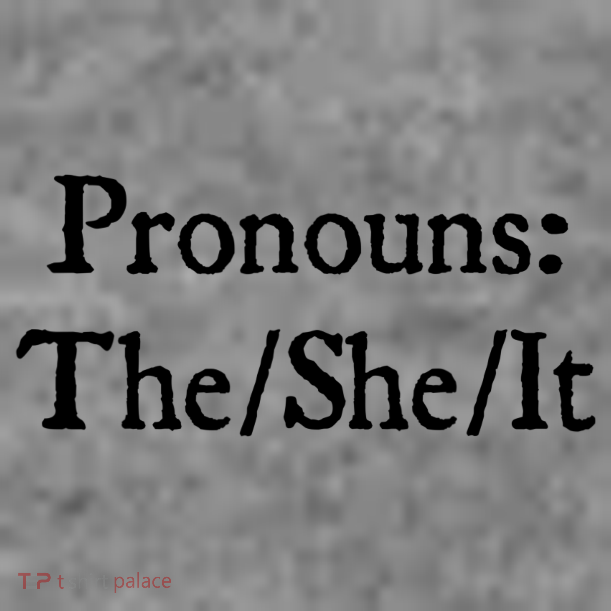 Pronouns The She It Toddler Hoodie