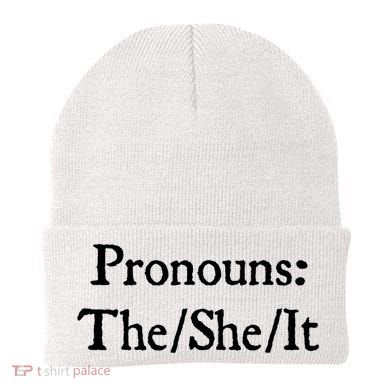 Pronouns The She It Beanie