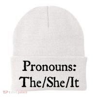 Pronouns The She It Beanie thumb 0