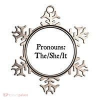 Pronouns The She It Ornament thumb 0