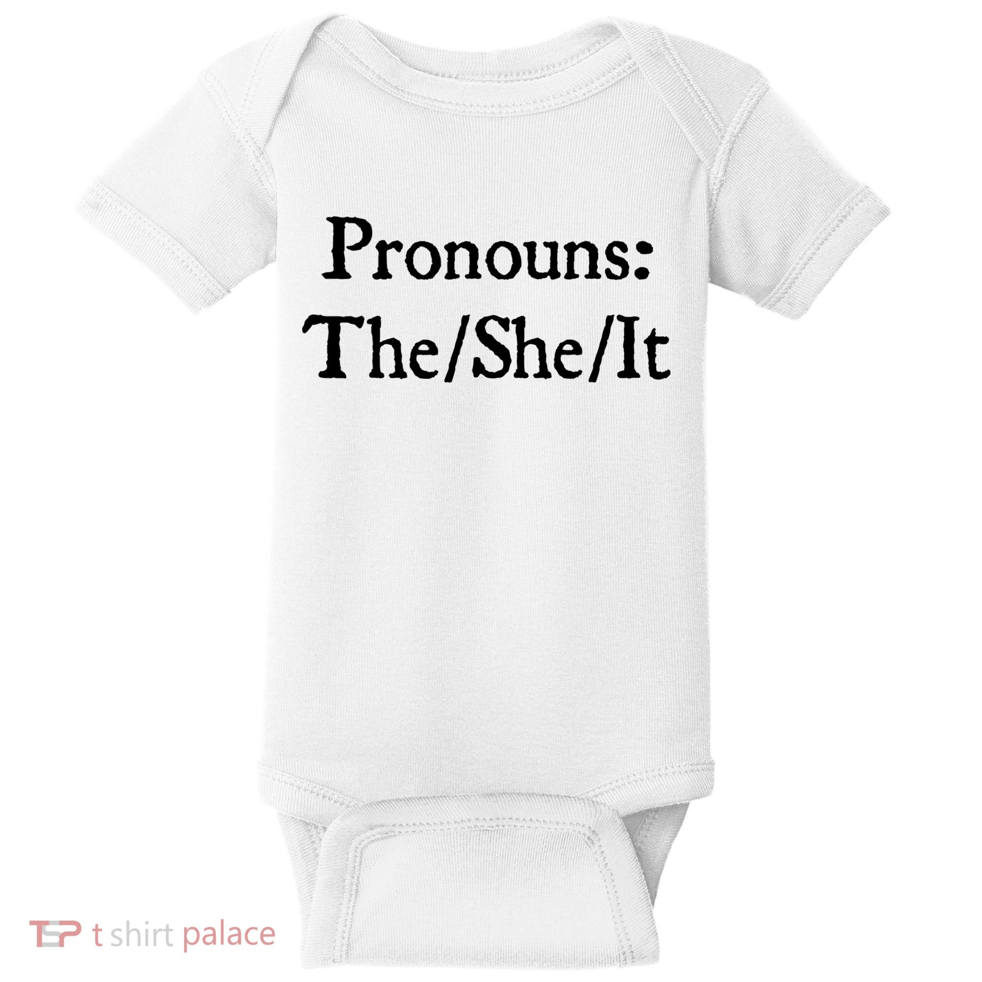 Pronouns The She It Baby Bodysuit