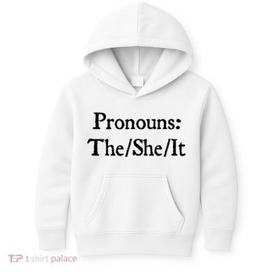 Pronouns The She It Kids Hoodie
