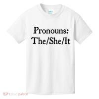 Pronouns The She It Kids T-Shirt thumb 0