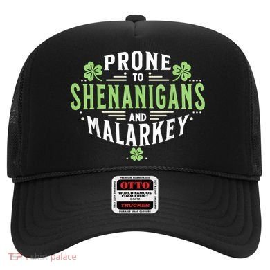 Prone To Shenanigans & Malarkey Fun Clovers St Patrick’S Day Hat