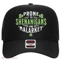 Prone To Shenanigans & Malarkey Fun Clovers St Patrick’S Day Hat thumb 0