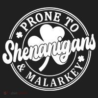 Prone To Shenanigans Malarkey St Patricks Day Women's Sweatshirt thumb 2