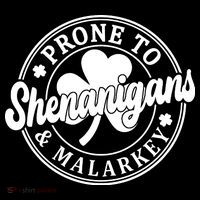 Prone To Shenanigans Malarkey St Patricks Day Toddler Hoodie thumb 2