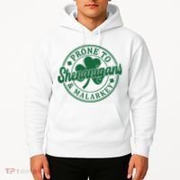 Prone To Shenanigans Malarkey St Patricks Day Hoodie thumb 2