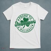 Prone To Shenanigans Malarkey St Patricks Day T-Shirt thumb 5