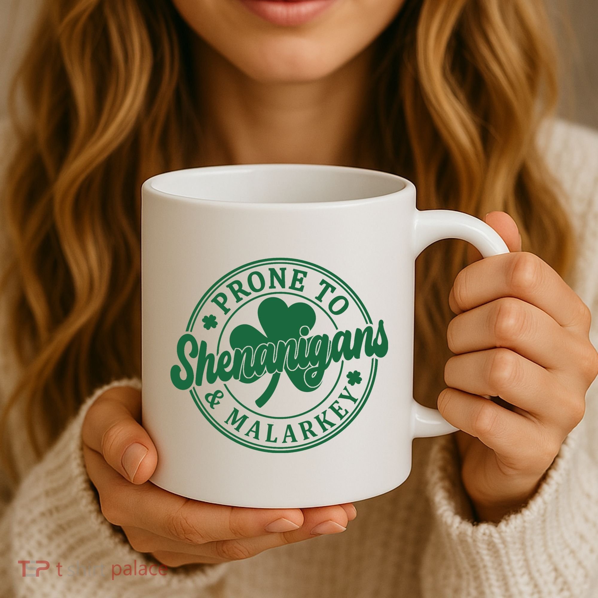 Prone To Shenanigans Malarkey St Patricks Day Coffee Mug