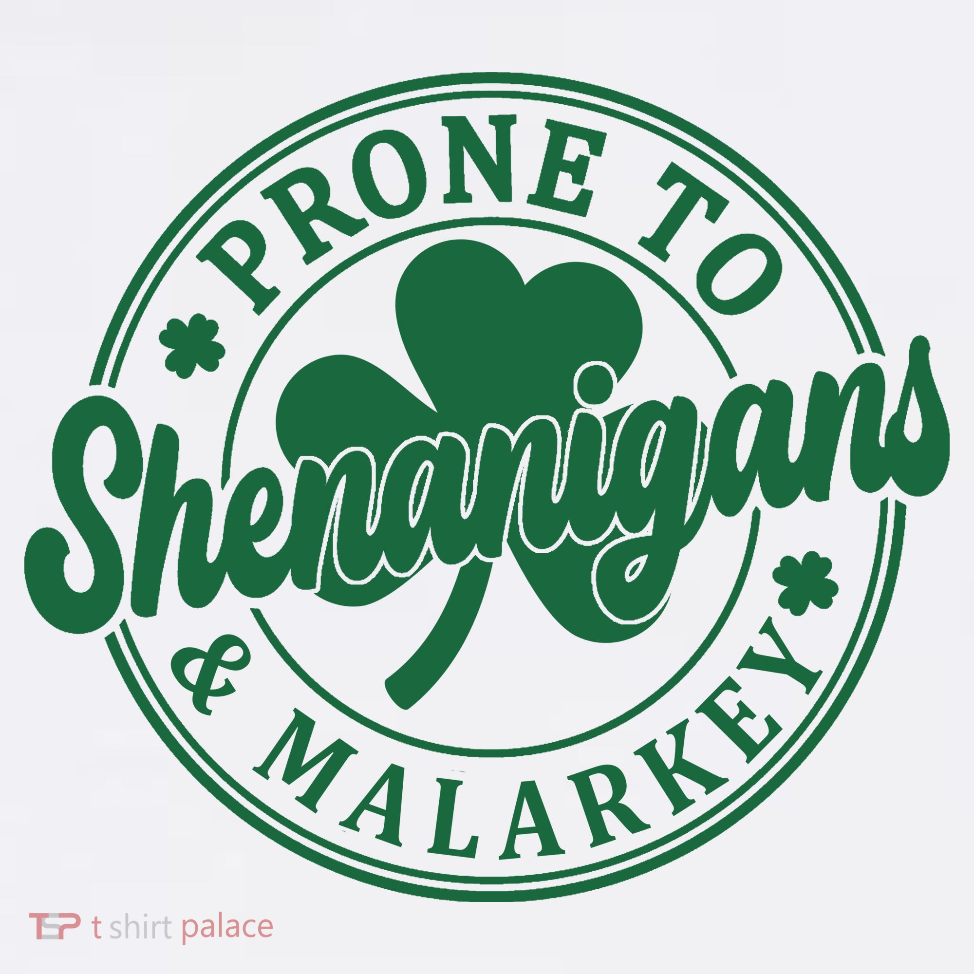 Prone To Shenanigans Malarkey St Patricks Day Pajama Set