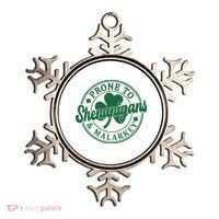Prone To Shenanigans Malarkey St Patricks Day Ornament thumb 0