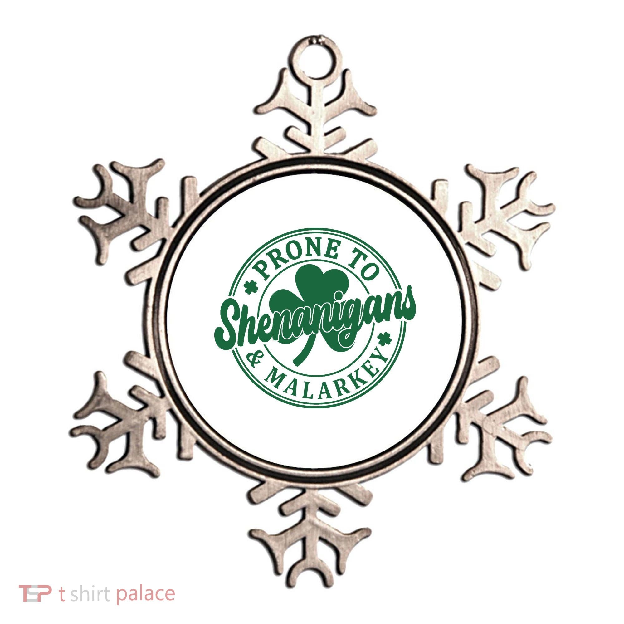 Prone To Shenanigans Malarkey St Patricks Day Ornament