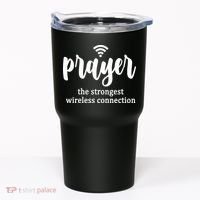 Prayer The Strongest Wireless Connection Tumbler thumb 0