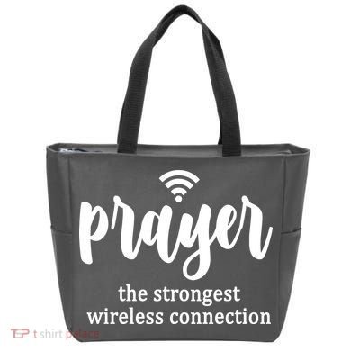 Prayer The Strongest Wireless Connection Tote Bag
