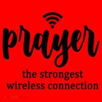 Prayer The Strongest Wireless Connection Santa Hat thumb 1