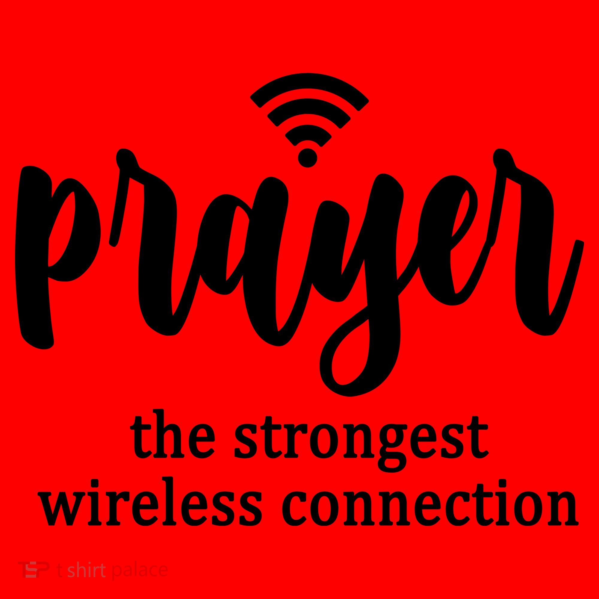 Prayer The Strongest Wireless Connection Santa Hat