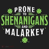Prone To Shenanigans And Malarkey St Patricks Day Women's Sweatshirt thumb 2