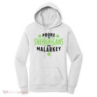 Prone To Shenanigans And Malarkey St Patricks Day Women's Hoodie thumb 0