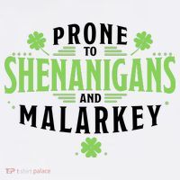 Prone To Shenanigans And Malarkey St Patricks Day Visor thumb 3