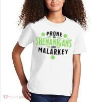 Prone To Shenanigans And Malarkey St Patricks Day Kids T-Shirt thumb 2