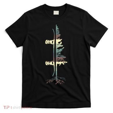 Pine Tree Snowboard Snowboarding Gift T-Shirt