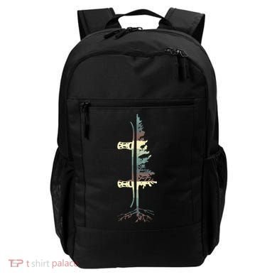 Pine Tree Snowboard Snowboarding Gift Backpack