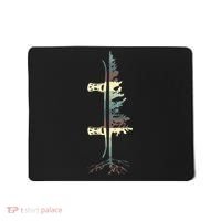 Pine Tree Snowboard Snowboarding Gift Mousepad thumb 0