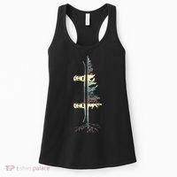 Pine Tree Snowboard Snowboarding Gift Women's Tank Top thumb 0