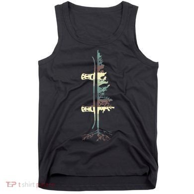 Pine Tree Snowboard Snowboarding Gift Tank Top