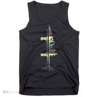 Pine Tree Snowboard Snowboarding Gift Tank Top thumb 0