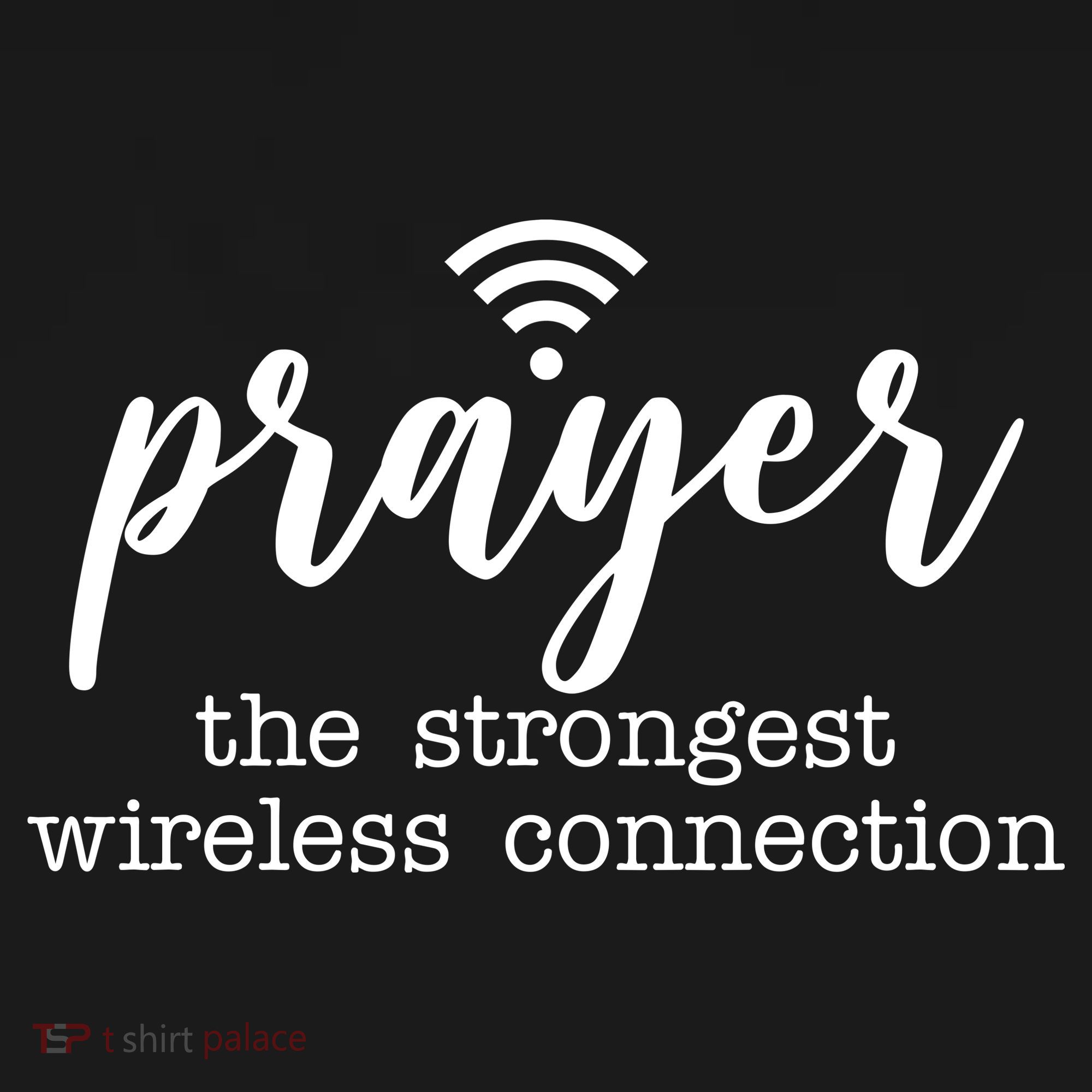 Prayer The Strongest Wireless Connection USA-Made Doggie Bandana