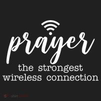 Prayer The Strongest Wireless Connection Golf Towel thumb 3