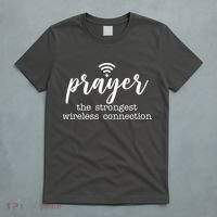 Prayer The Strongest Wireless Connection T-Shirt thumb 5