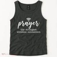 Prayer The Strongest Wireless Connection Tank Top thumb 2