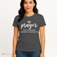 Prayer The Strongest Wireless Connection Women's T-Shirt thumb 4