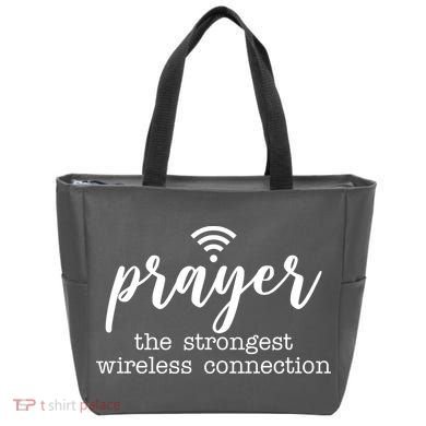 Prayer The Strongest Wireless Connection Tote Bag