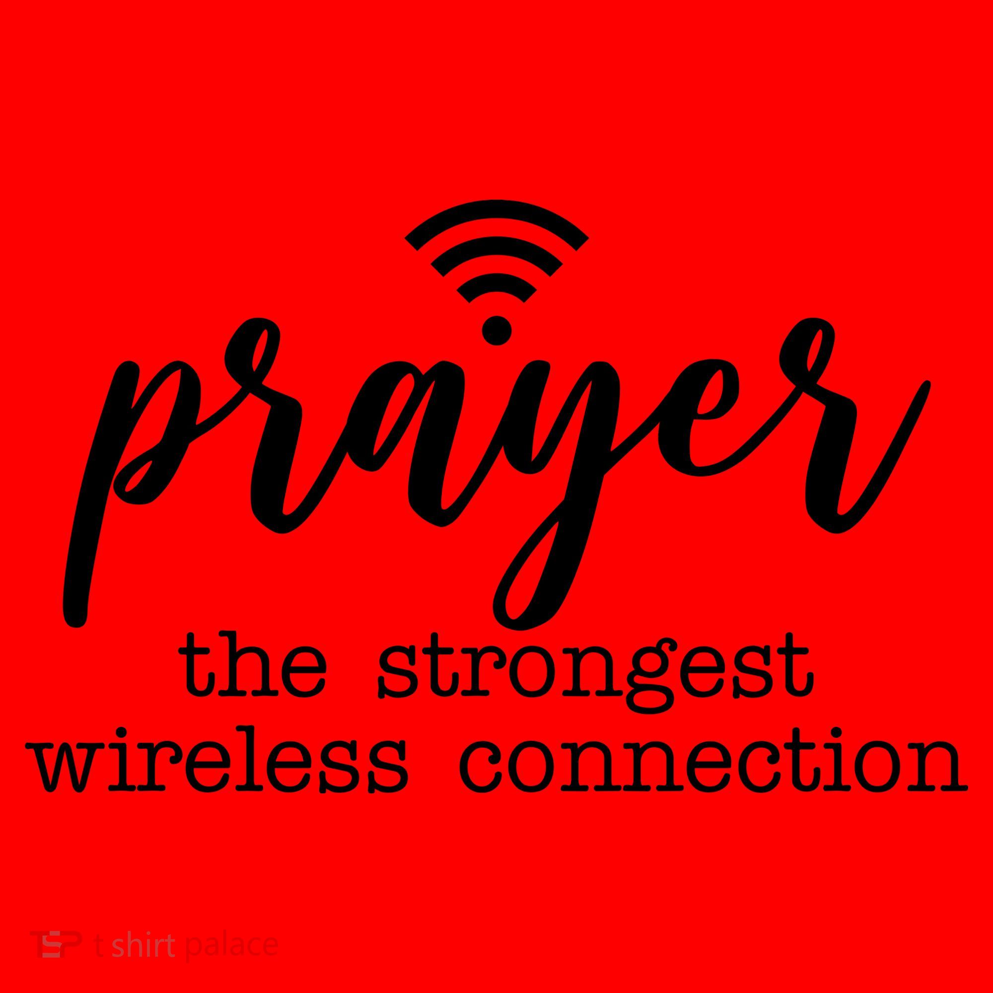 Prayer The Strongest Wireless Connection Santa Hat