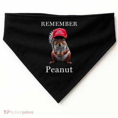Peanut The Squirrel USA-Made Doggie Bandana