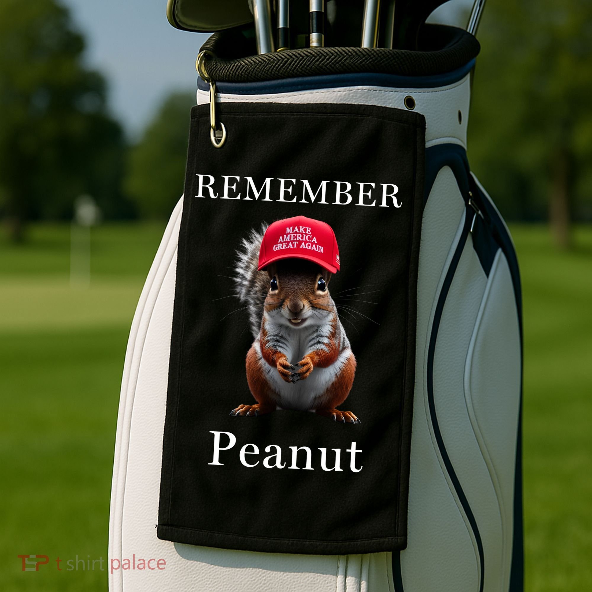 Peanut The Squirrel Golf Towel