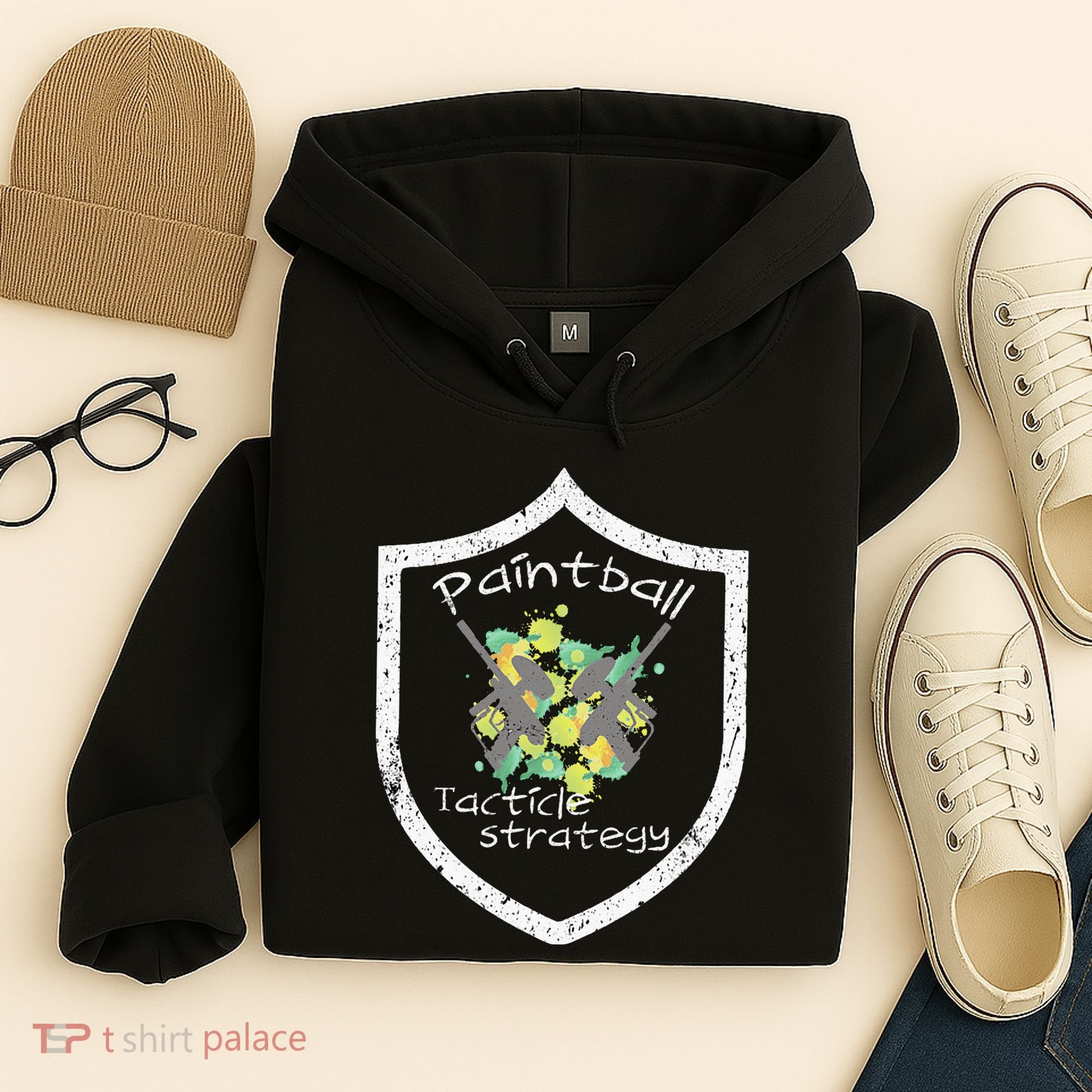 Paintball Tactile Strategy For Paintballers Hoodie