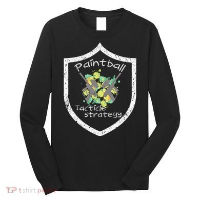 Paintball Tactile Strategy For Paintballers Long Sleeve Shirt