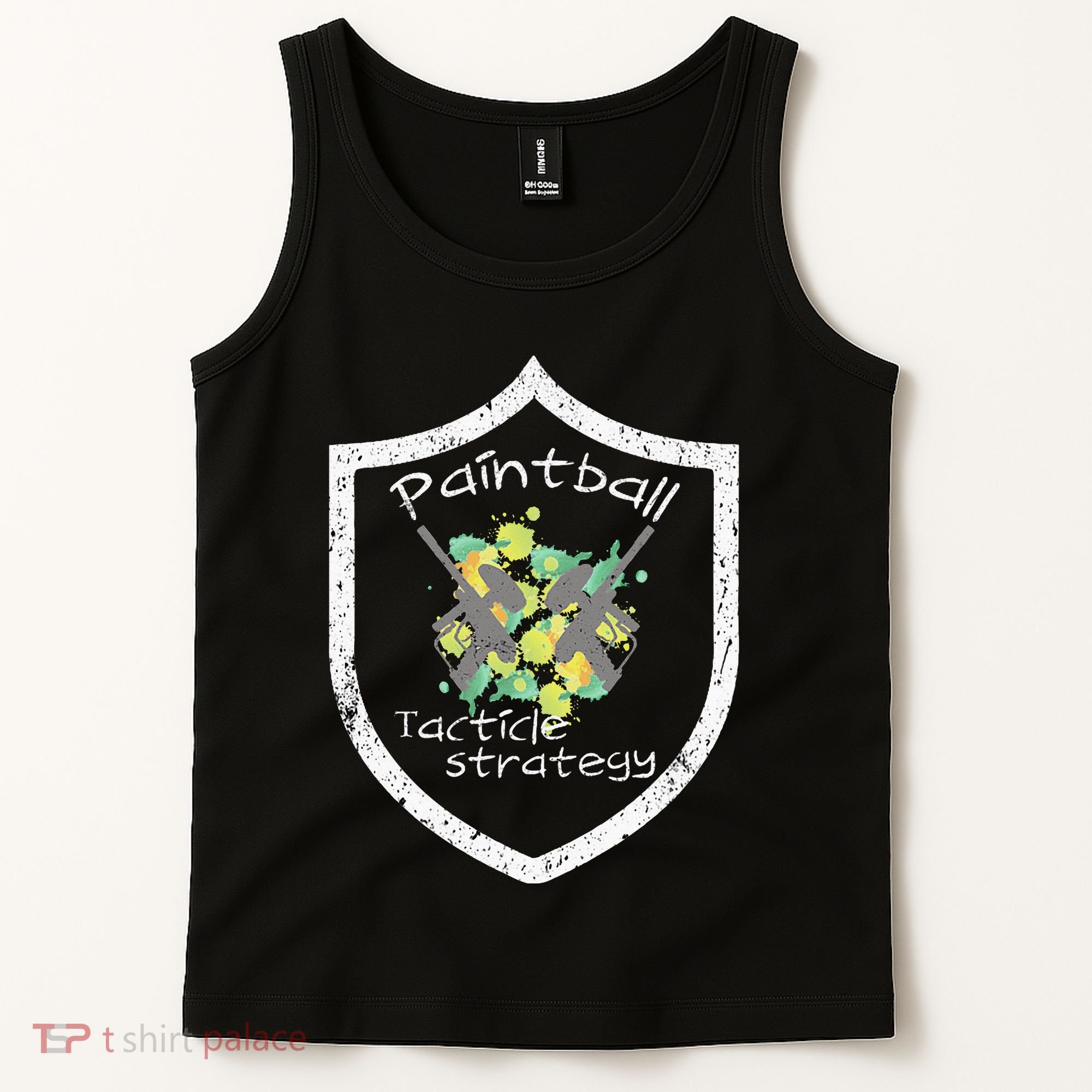 Paintball Tactile Strategy For Paintballers Tank Top