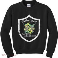 Paintball Tactile Strategy For Paintballers Kids Sweatshirt thumb 0