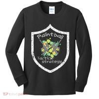 Paintball Tactile Strategy For Paintballers Kids Long Sleeve Shirt thumb 0