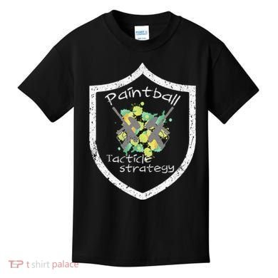 Paintball Tactile Strategy For Paintballers Kids T-Shirt