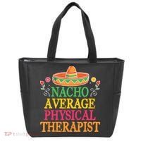 Physical Therapist Shirts Funny Nacho Pun Physiotherapy Tote Bag thumb 0